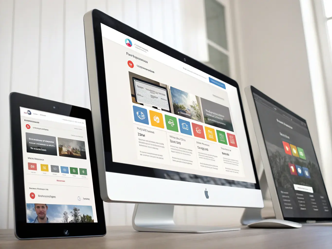 An image of a mobile app interface scaling seamlessly across different devices, illustrating the scalability of ART Media Solutions' software solutions.