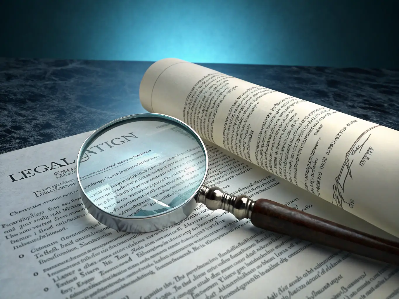 A graphic representation of a magnifying glass focusing on a document, highlighting the increased accuracy and reduced errors achieved through automated data processing and validation.